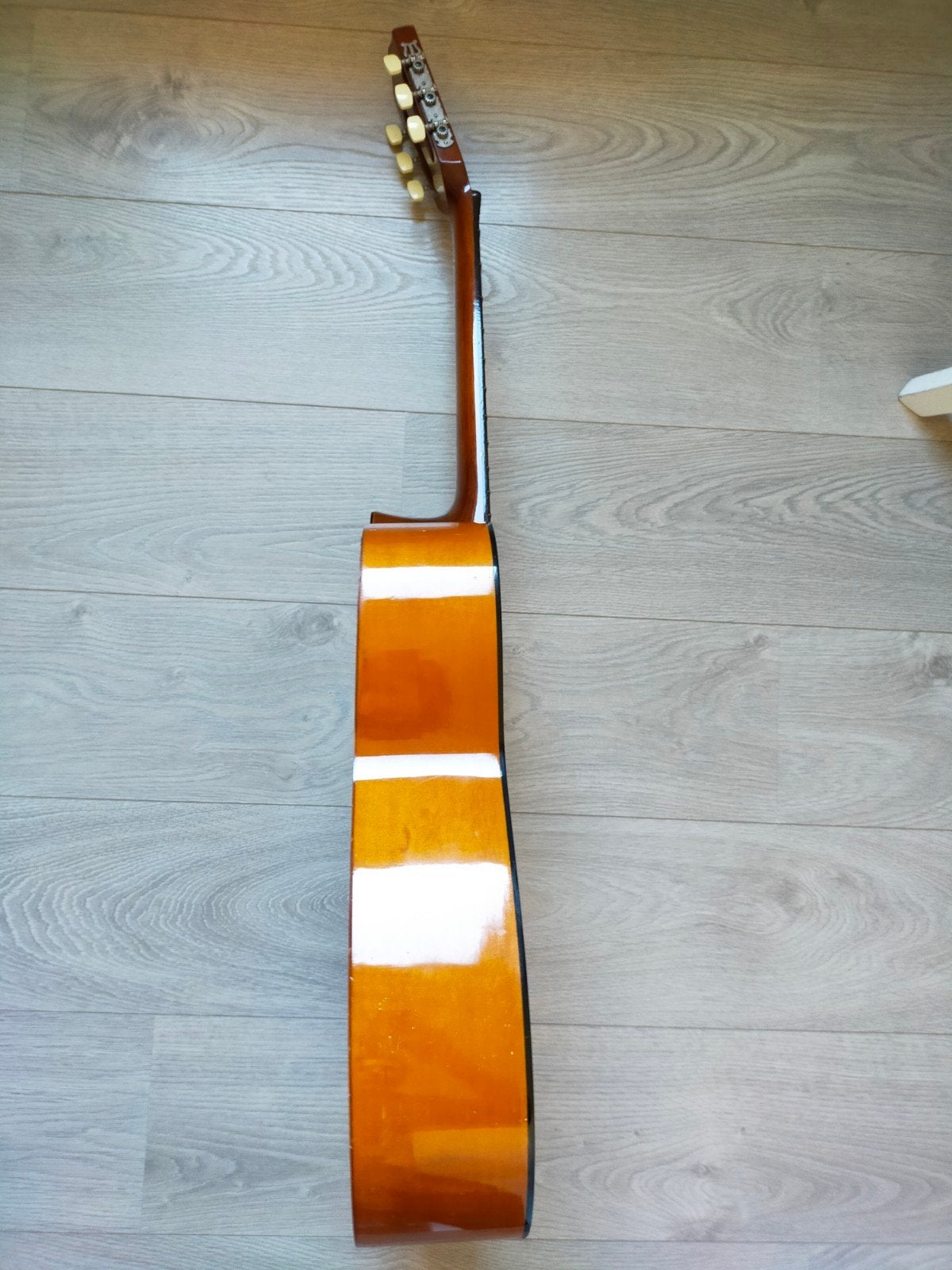 Duitse Höfner Spaanse gitaar met gigbag, Ophalen, Zo goed als nieuw, Klassieke of Spaanse gitaar, Met koffer