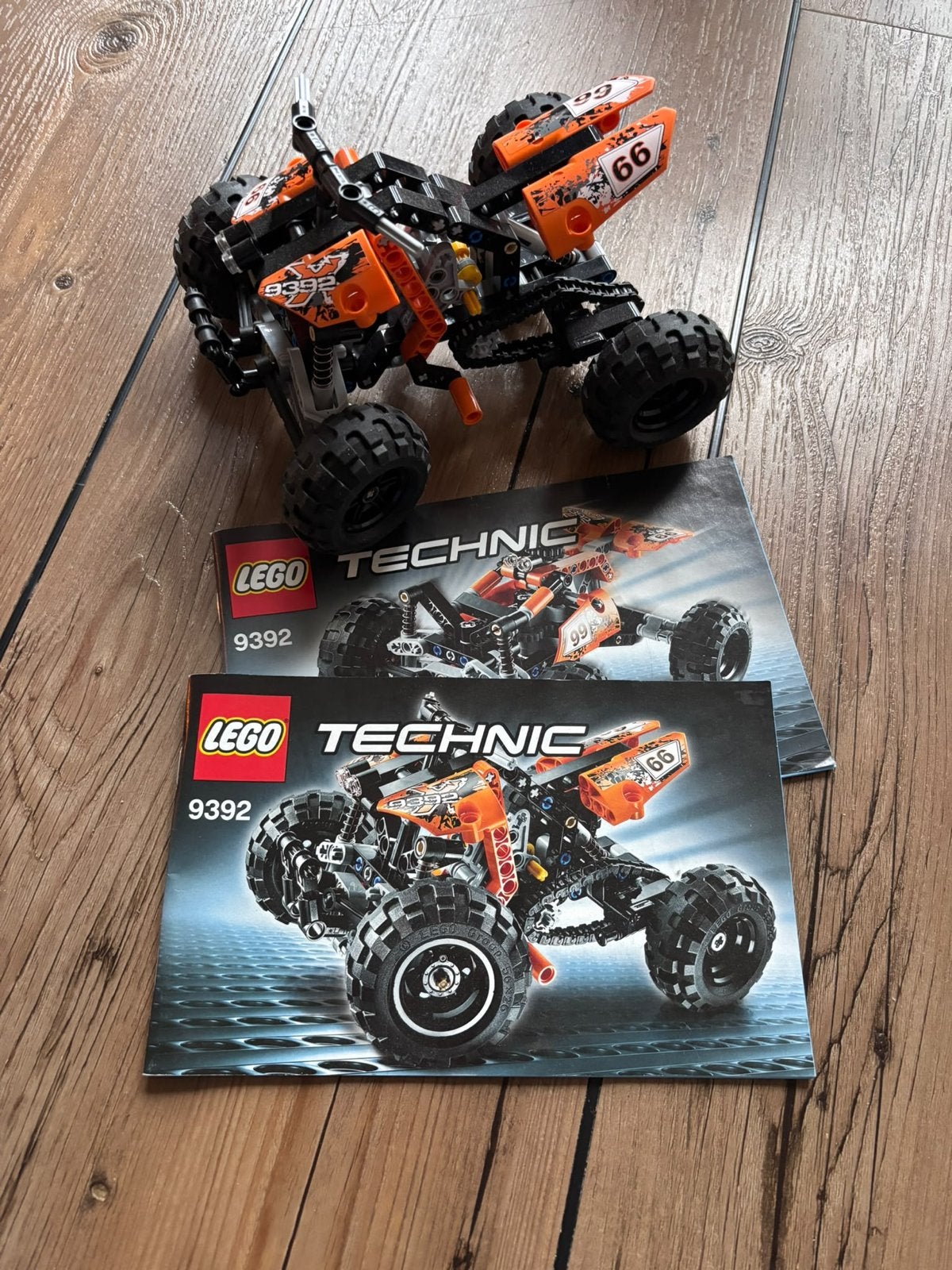 LEGO Technic Quad 9392 met handleidingen, Ophalen of Verzenden, Zo goed als nieuw, Overige merken