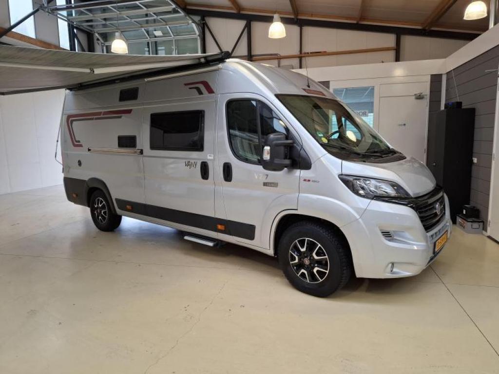 2019 Challenger Vany 217 150PK Enkele Bedden Solar 42986Km, Luifel, Buscamper of Camperbus, Ringverwarming, Fiat