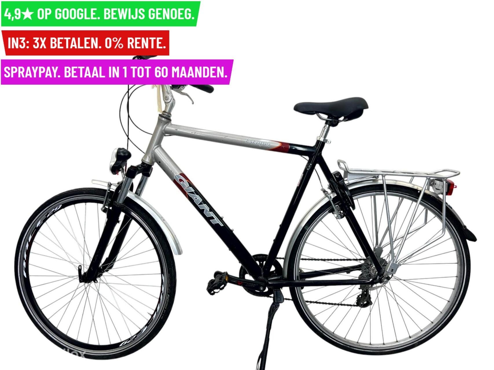 Herenfiets Giant Escaper 28"/60cm/7ver - Garantie/Levering, 9713 Bv Groningen, Gebruikt, Giant, Giant