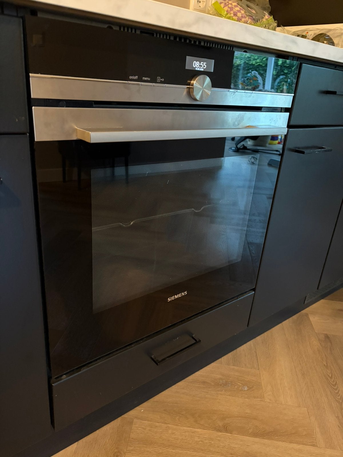 Siemens iQ700 HB674GBS1/50 inbouwoven, Witgoed en Apparatuur, Ophalen, Gebruikt, Hete lucht, Siemens