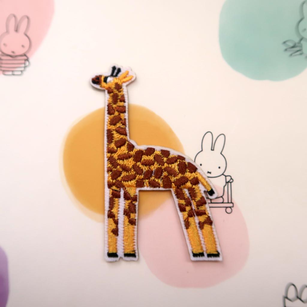 Giraffe Dieren opstrijkplaatje Patch Badge Applique, Verzenden, Nieuw, Overige applicaties