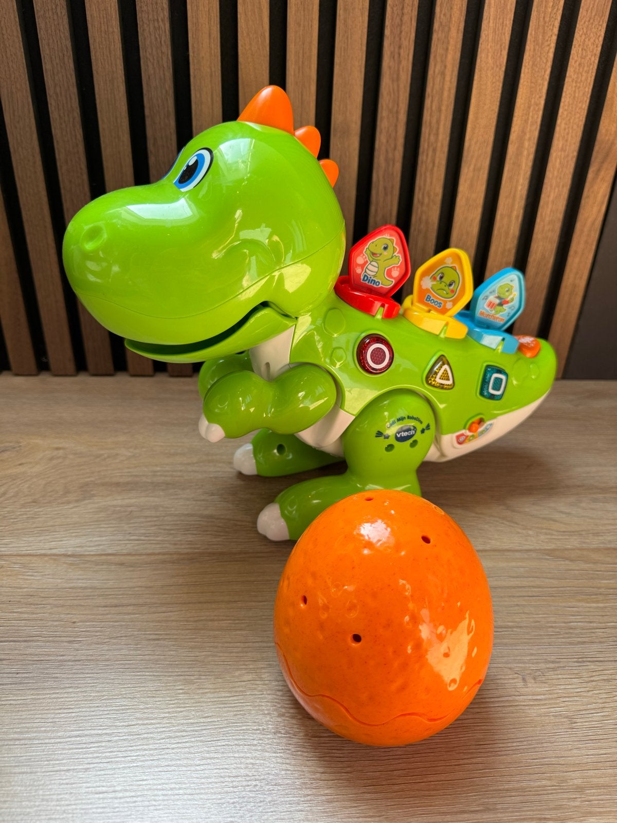 VTech Interactieve Robo Dino Codi  met geluid en licht, Ophalen of Verzenden, Zo goed als nieuw, 2 tot 4 jaar