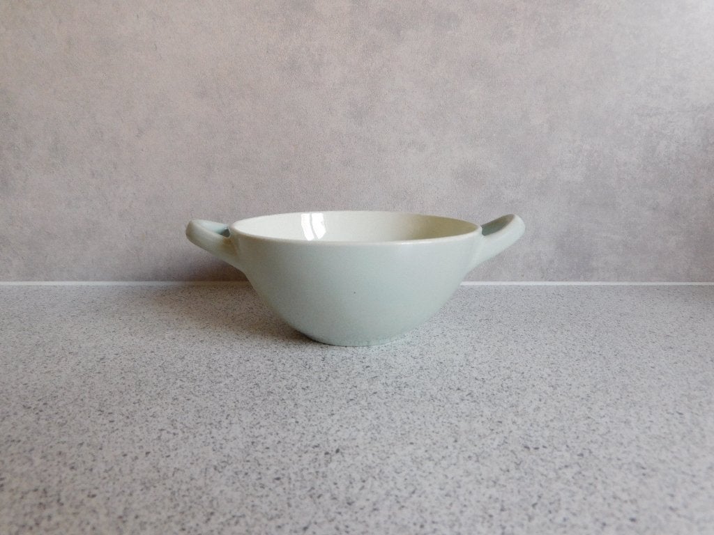 Soepkom 12 cm. Pastel Mintgroen Goedewaagen Gouda Holland, Ophalen of Verzenden