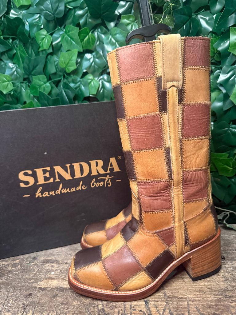 prachtige zeldzame bijna Nieuwe patchwork sendra maat 41