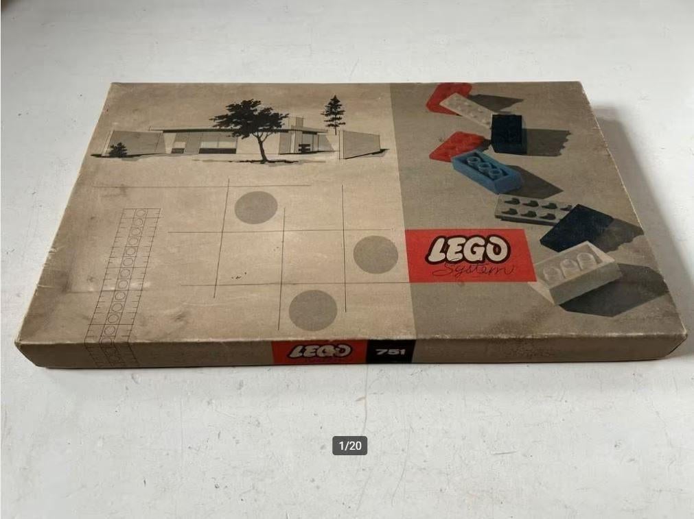 Lego Architecture - Building Starter Set - 751 (1962), Gebruikt, Inclusief doos, Lego, Architecture