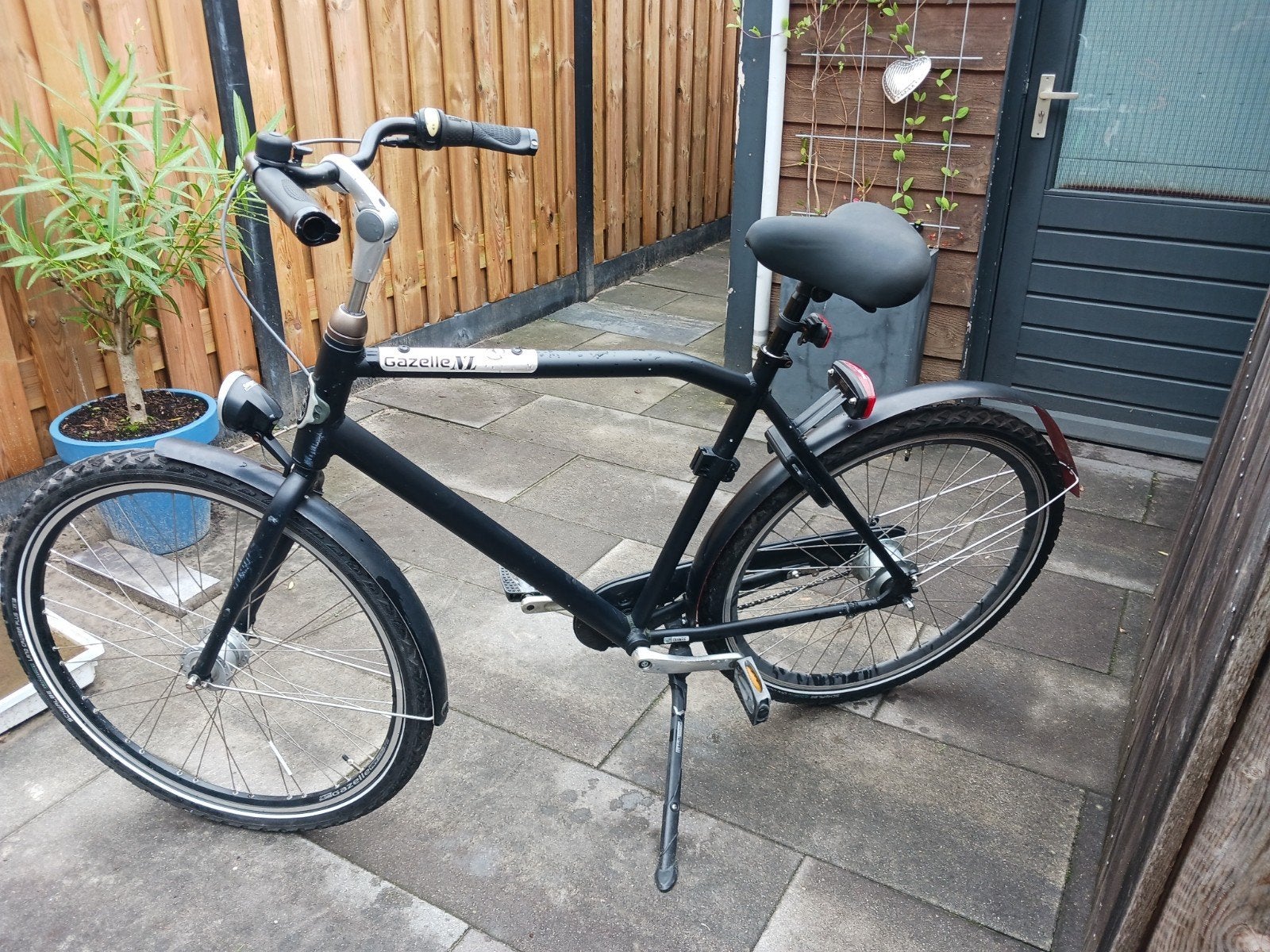 herenfiets gazelle, Ophalen, Terugtraprem, Gebruikt, Versnellingen