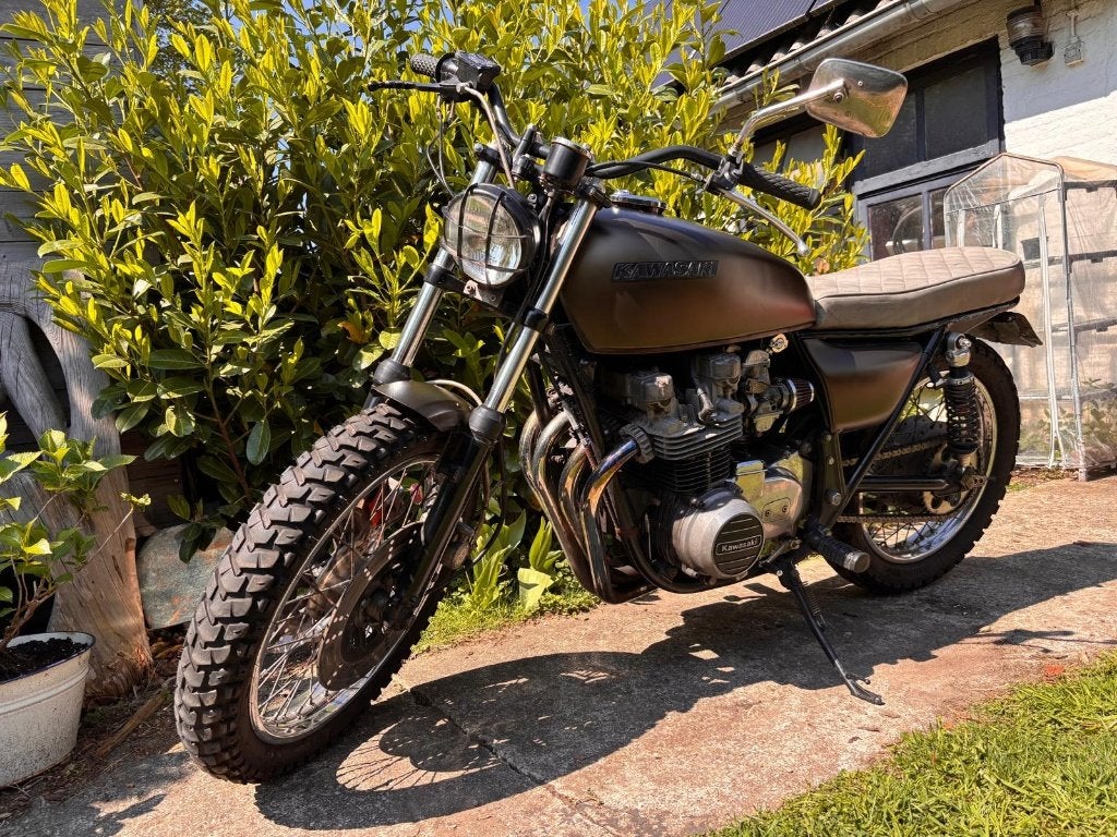 Kawasaki Z650 Scrambler 1977, 4 cilinders, Motorrijbewijs A, Gebruikt, Particulier