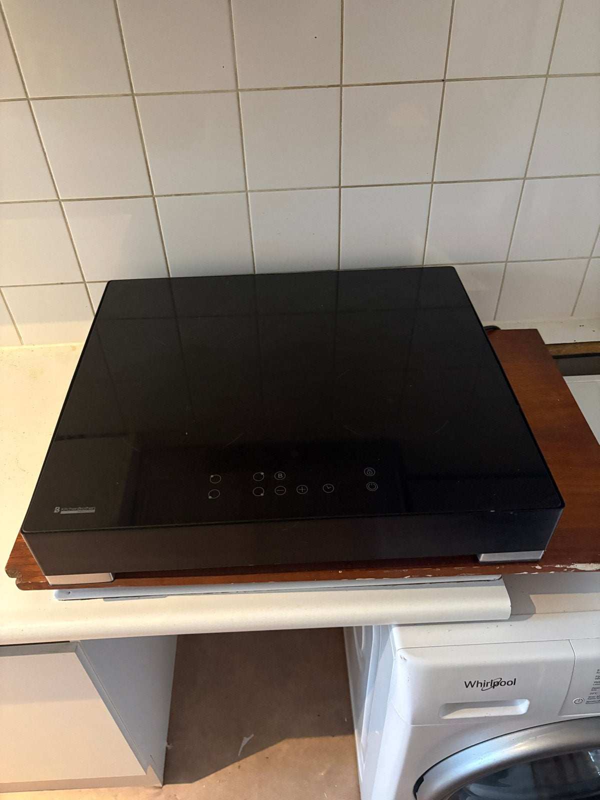 Kitchenbrothers Inductieplaat 4 Pits - Normale Stekker, Witgoed en Apparatuur, Ophalen, Gebruikt, 4 kookzones, Inductie