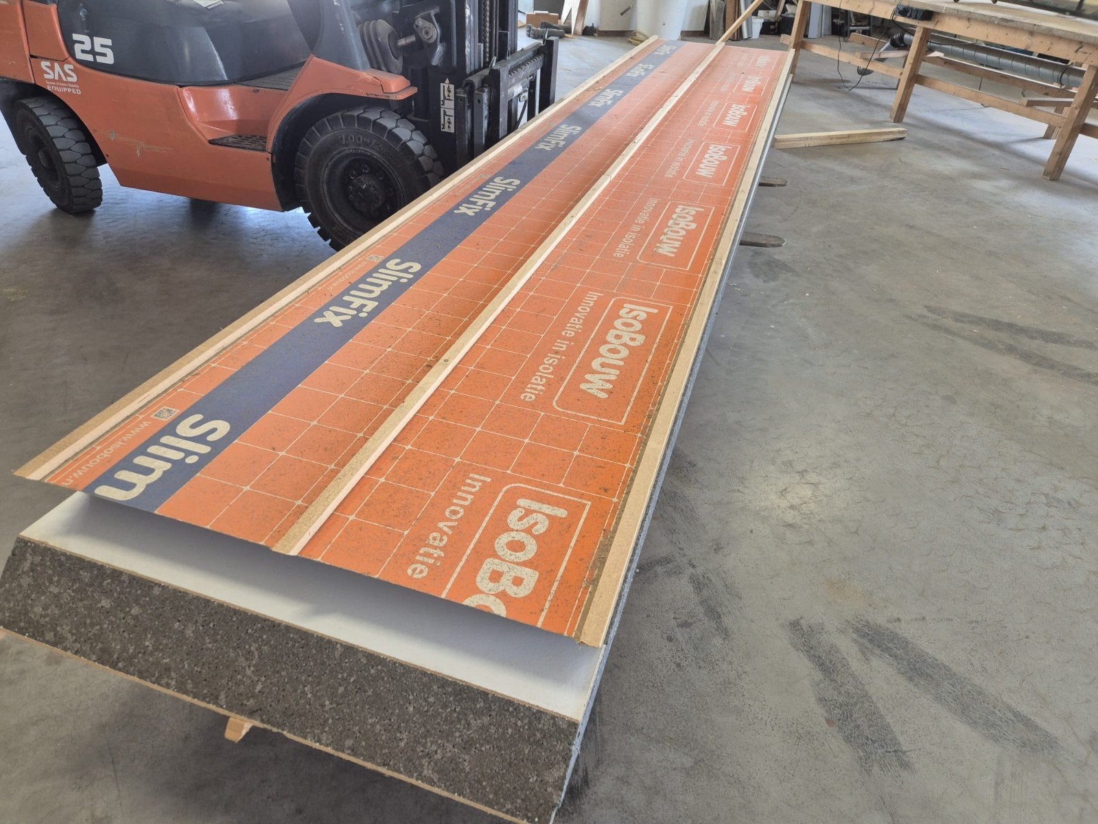2 stuks isobouw slimfix dakplaat isolatie 115 mm dik 540cm l, Overige materialen, 10 tot 15 m², 12 cm of meer, Nieuw