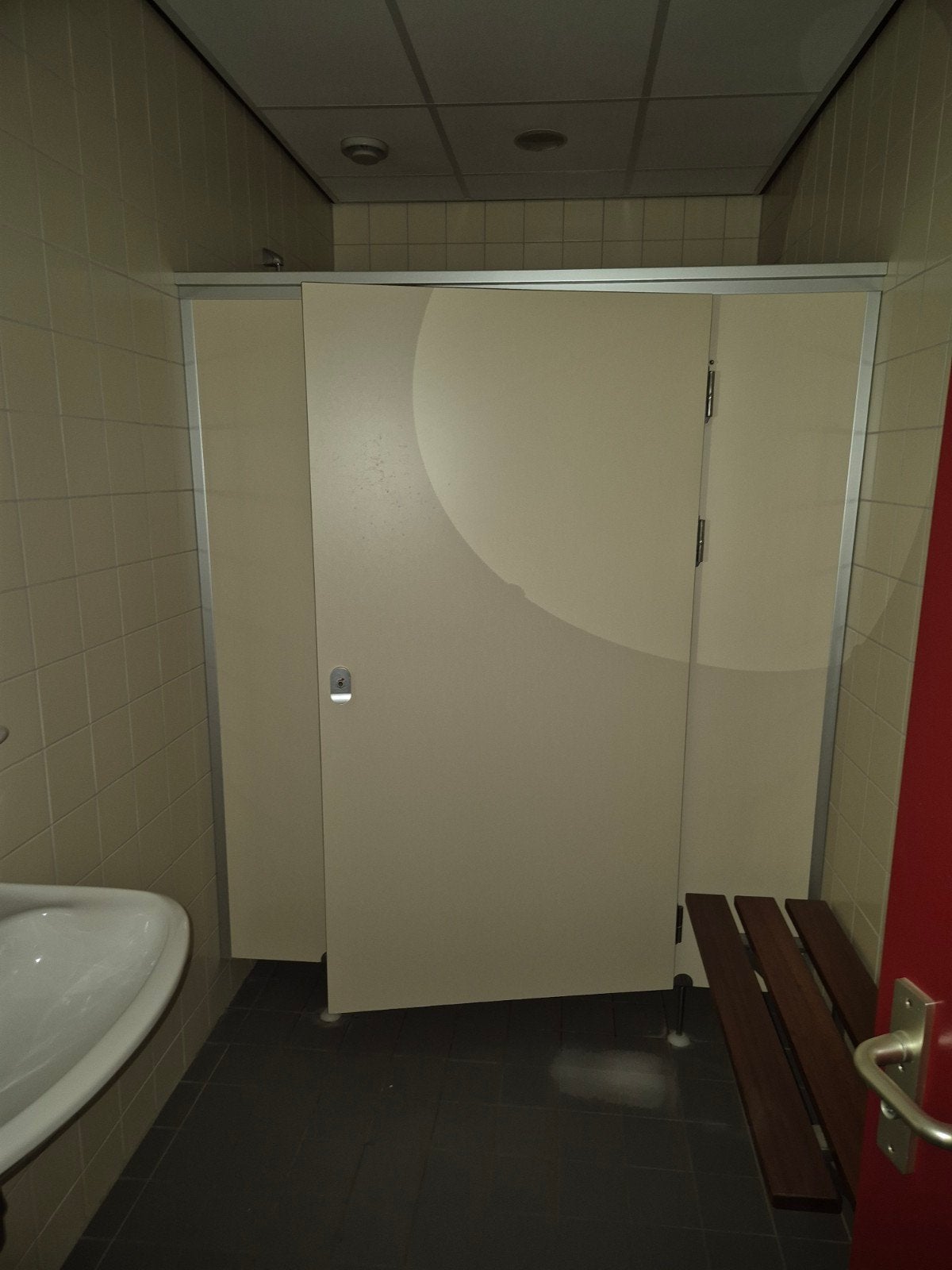 kupan toilet douche wand Trespa douche wand, Ophalen, Kunststof, Deurkozijn, Zo goed als nieuw