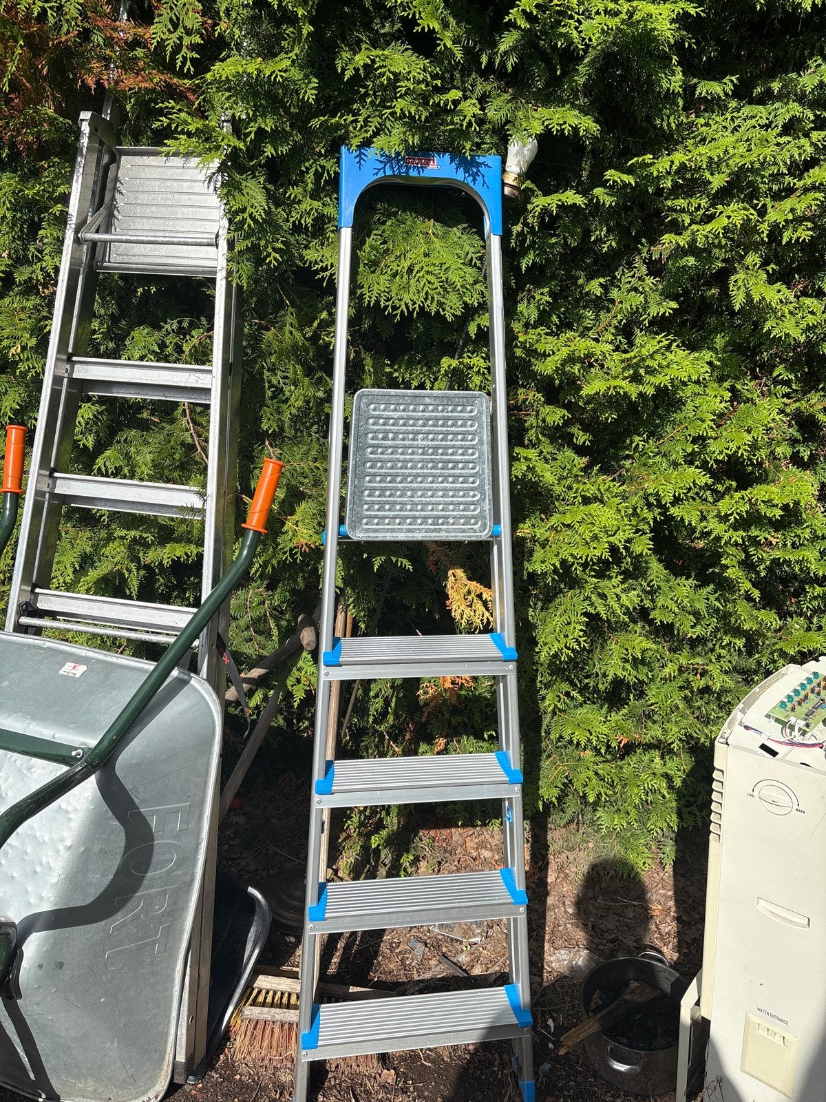 Stevige huishoudtrap met 5 treden, Ophalen, Gebruikt, Trap, Minder dan 2 meter