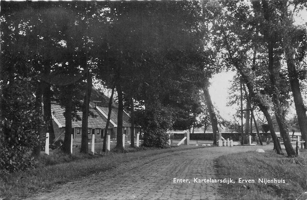 304-258-019 Enter Kartelaarsdijk, Erven Nijenhuis, Verzenden, Voor 1920, Overijssel