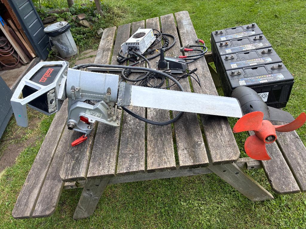 Torqeedo Cruise 4.0 R elektrische buitenboordmotor, Watersport en Boten, Ophalen, Elektrisch, Zo goed als nieuw, Buitenboordmotor