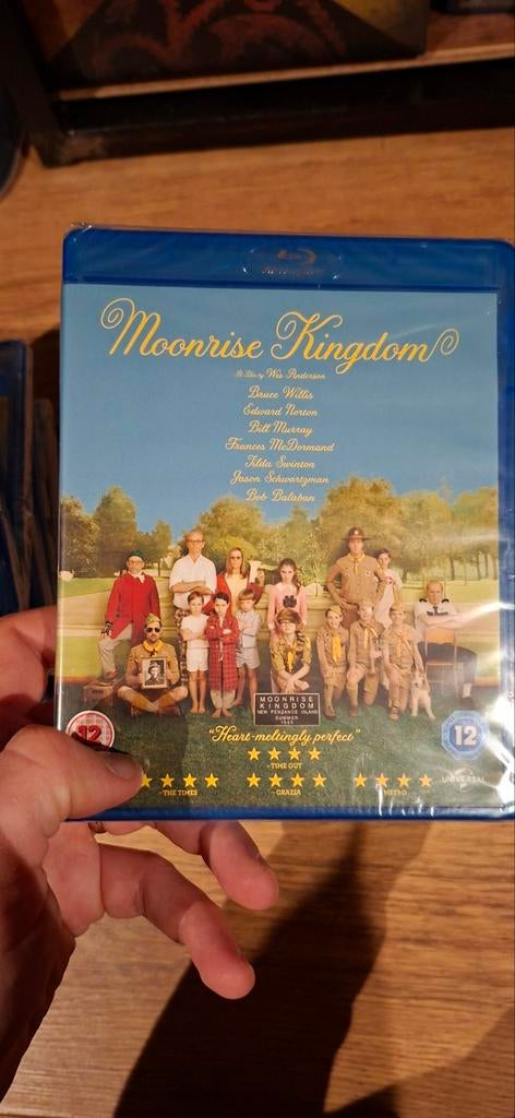 Moonrise Kingdom UK Blu-ray - Wes Anderson, Cd's en Dvd's, Blu-ray, Nieuw in verpakking, Drama, Ophalen of Verzenden