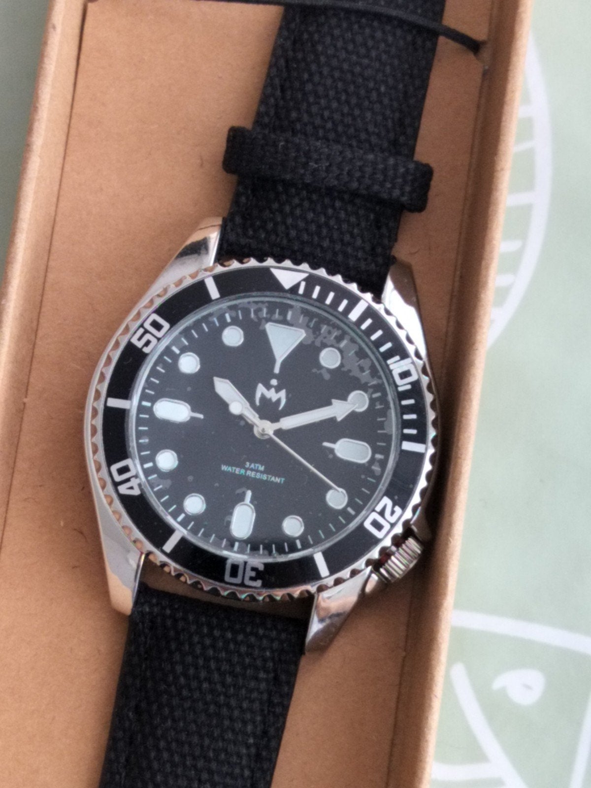 Crown Watch Aspen by MW - Stijlvol Heren-Brand Newhorloge, Staal, Polshorloge, Overige materialen, Nieuw