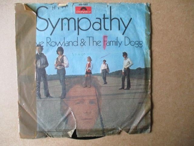 s4169 steve rowland and the family dogg - sympathy, Ophalen, Gebruikt, Overige genres, 7 inch