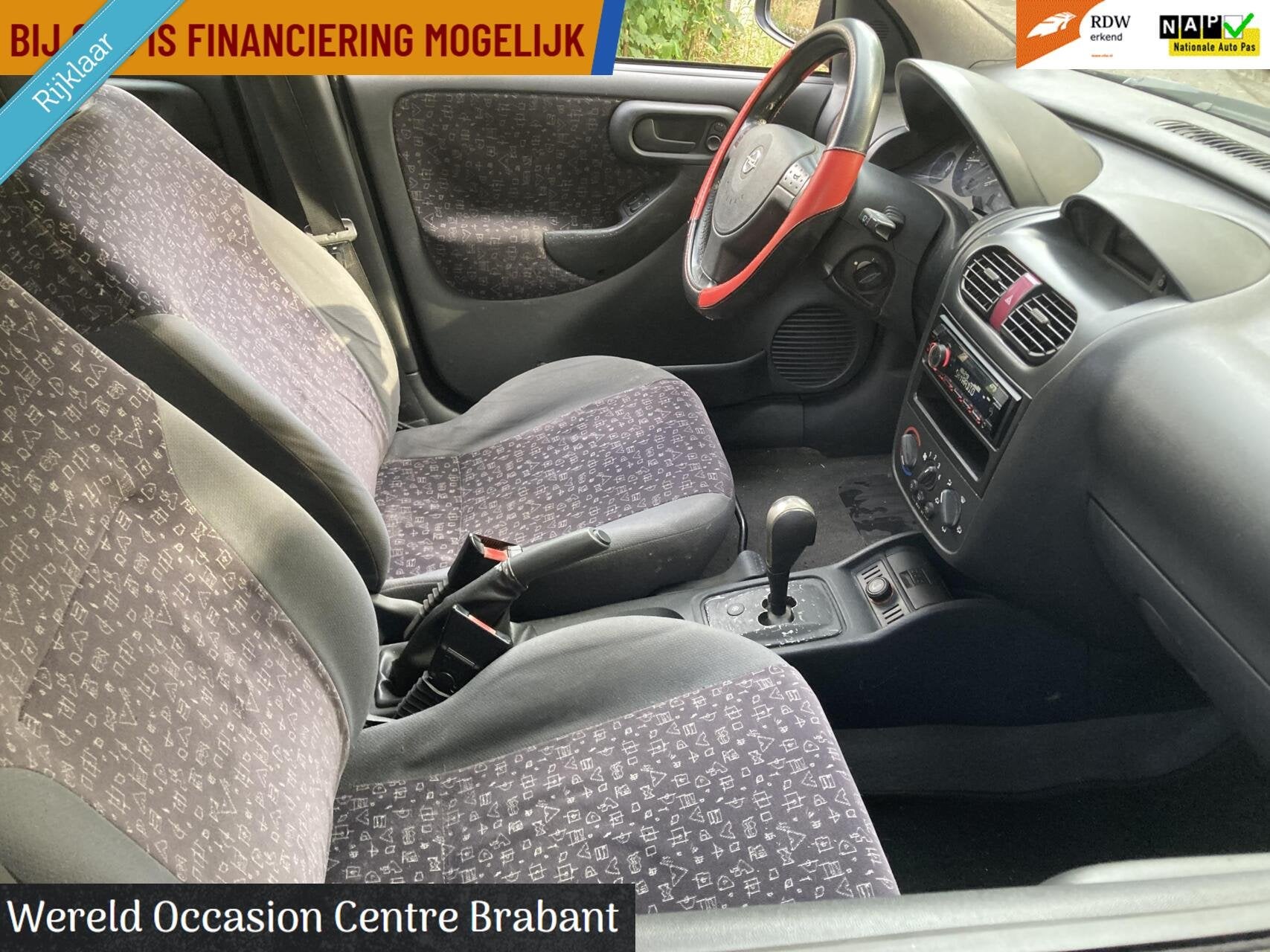 Opel Corsa 1.2-16V Elegance Easytronic automaat, 450 kg, Gebruikt, 31 €/maand, Zwart