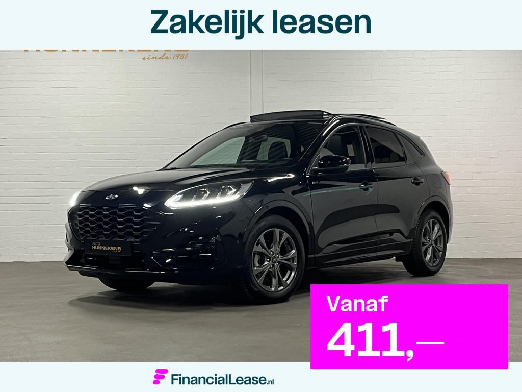 Ford Kuga 1.5 EcoBoost ST-Line X | Trekhaak | Open dak | Ada, Voorwielaandrijving, 12 maanden, 15 km/l, Leder en Stof