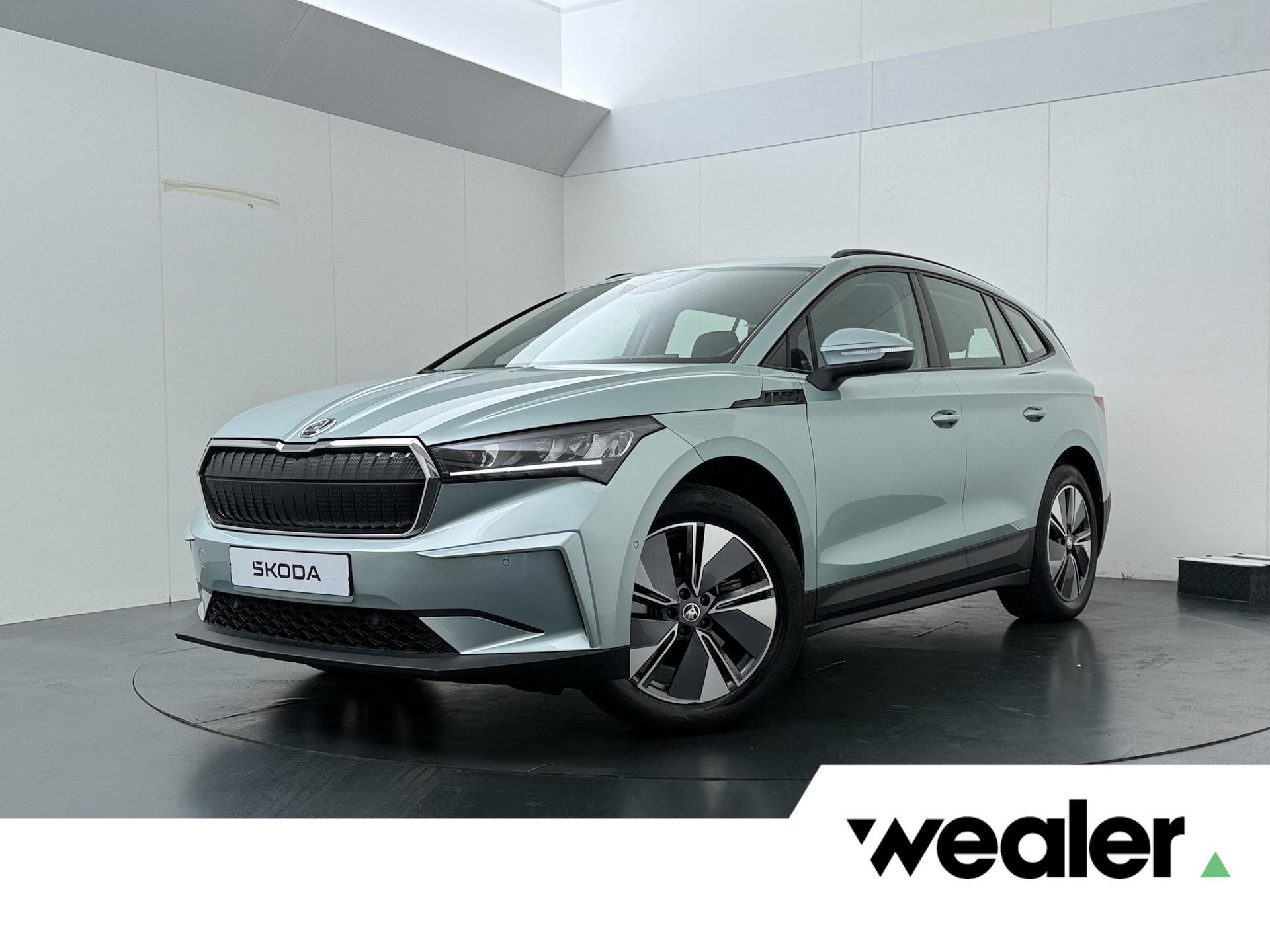 Skoda Enyaq iV 60 | 180 PK | SoH % | Achteruitrijcamera | Cr, Auto's, Achterwielaandrijving, Gebruikt, Leder en Stof, Origineel Nederlands