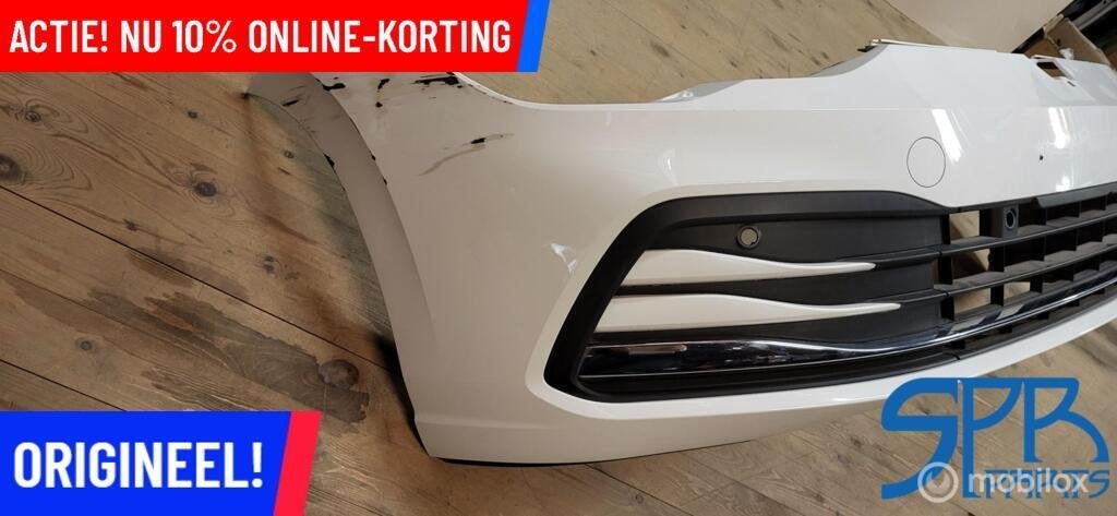 GOLF 8 VIII LC9A STYLE Voorbumper CHROOM 5H0807221J GEBRUIKT, Auto-onderdelen, Gebruikt, Ophalen of Verzenden, Bumper, Volkswagen