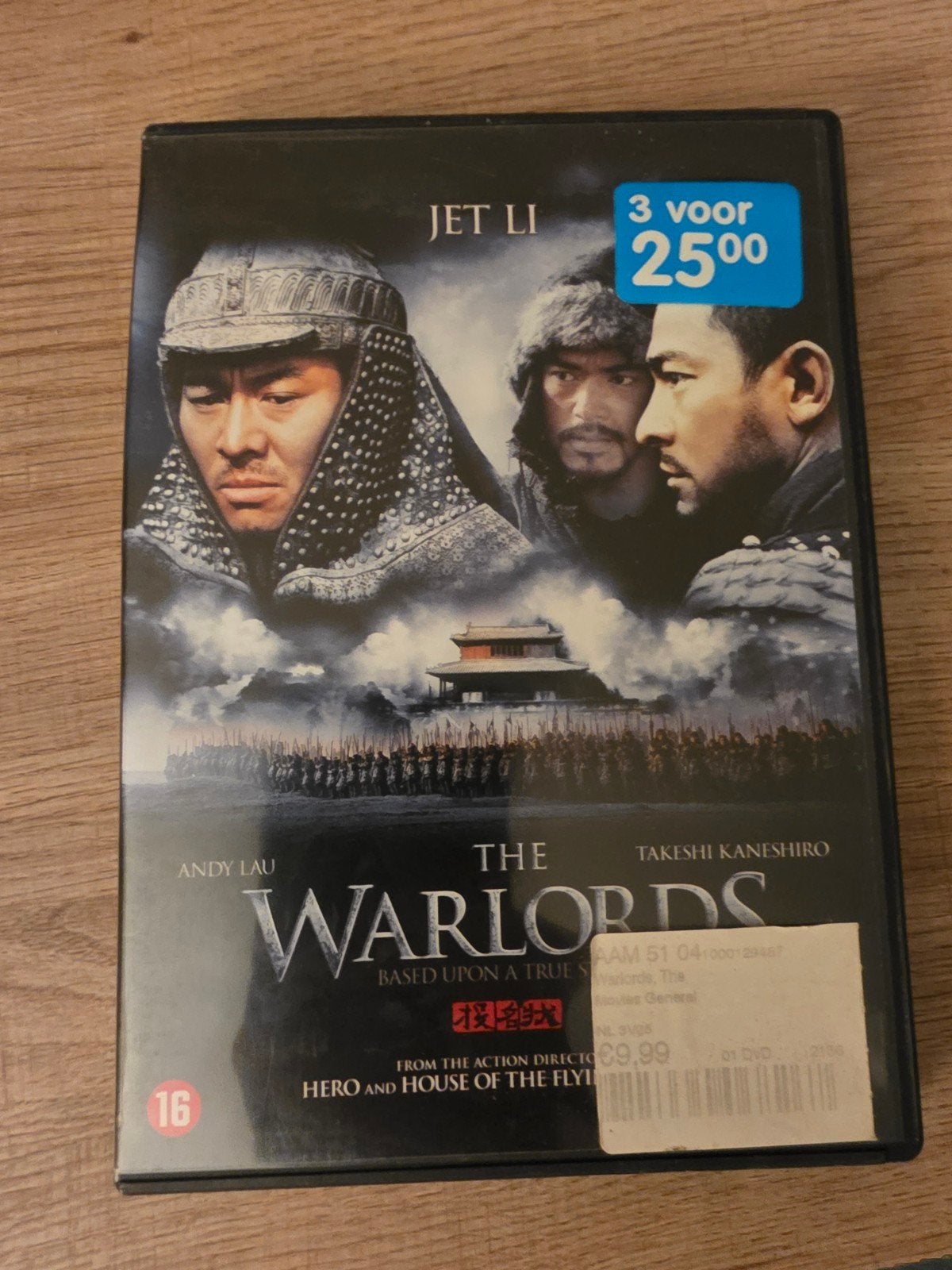 The warlords , jet li, Alle leeftijden, Ophalen of Verzenden, Zo goed als nieuw