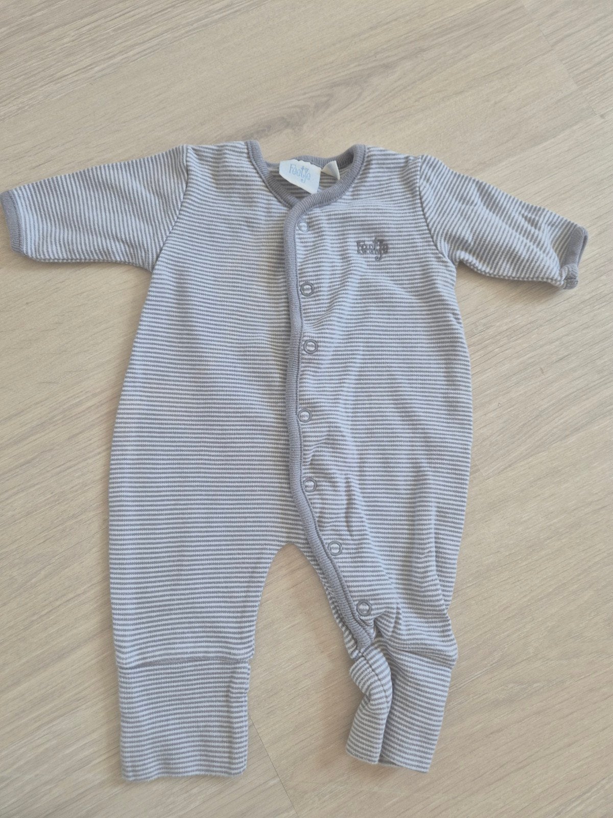 Schattig gestreept boxpakje maat 50, Jongetje of Meisje, Ophalen of Verzenden, Zo goed als nieuw, Pakje