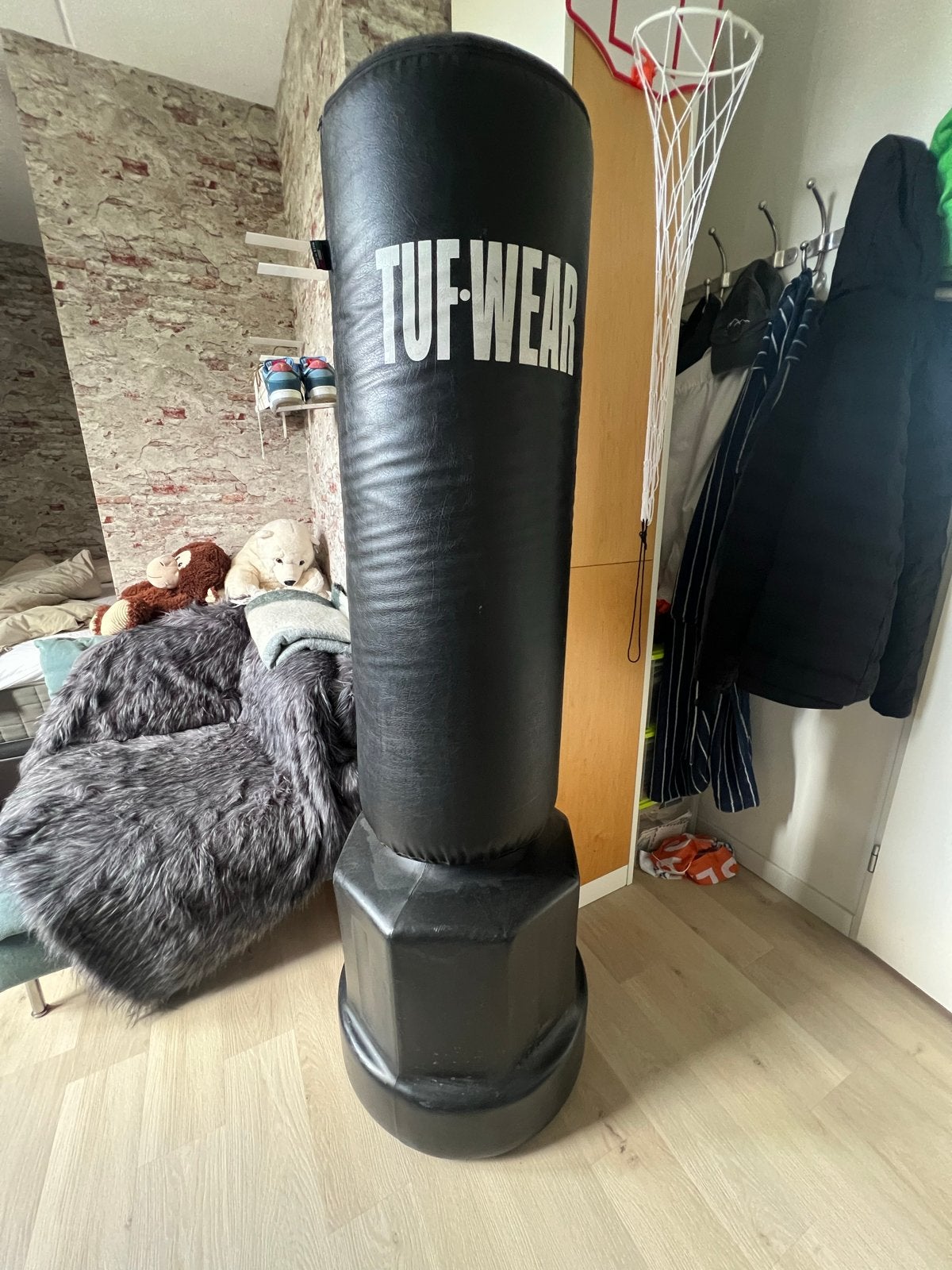TUF WEAR Bokszak en OUTSHOCK Bokshandschoenen, Ophalen, Gebruikt, Bokszak
