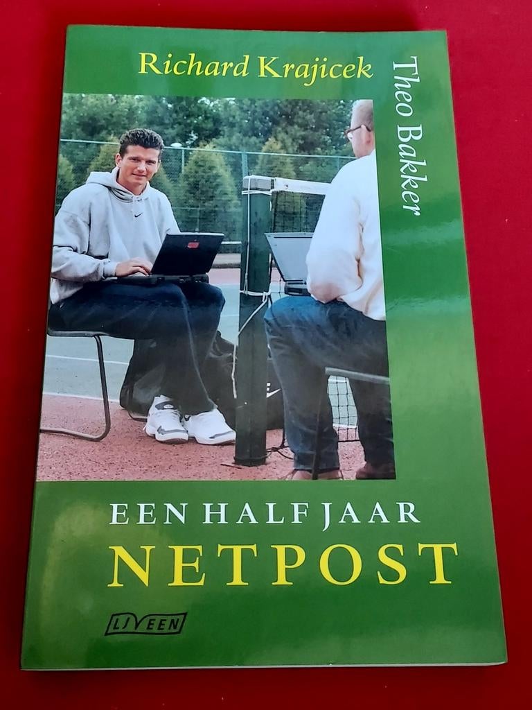 GESIGNEERD Een halfjaar NETPOST. Richard Krajicek., Ophalen of Verzenden, Zo goed als nieuw, Balsport