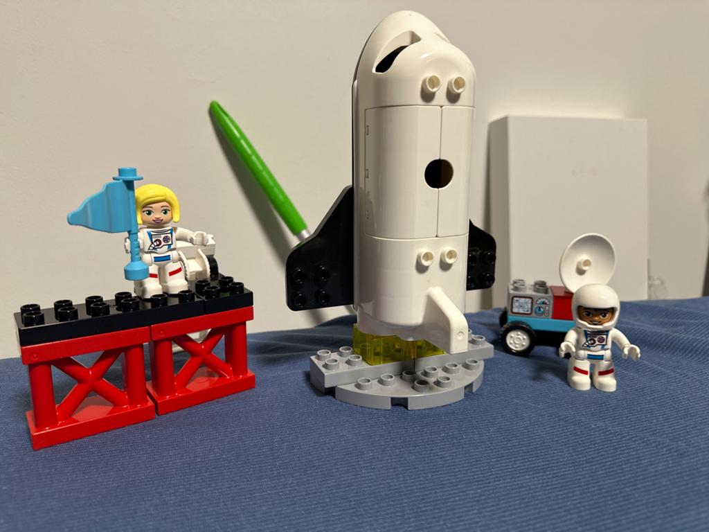Duplo Space Shuttle missie (10944) - Bijna compleet, Inclusief minifiguren, Overige thema's, Ophalen of Verzenden, Zo goed als nieuw