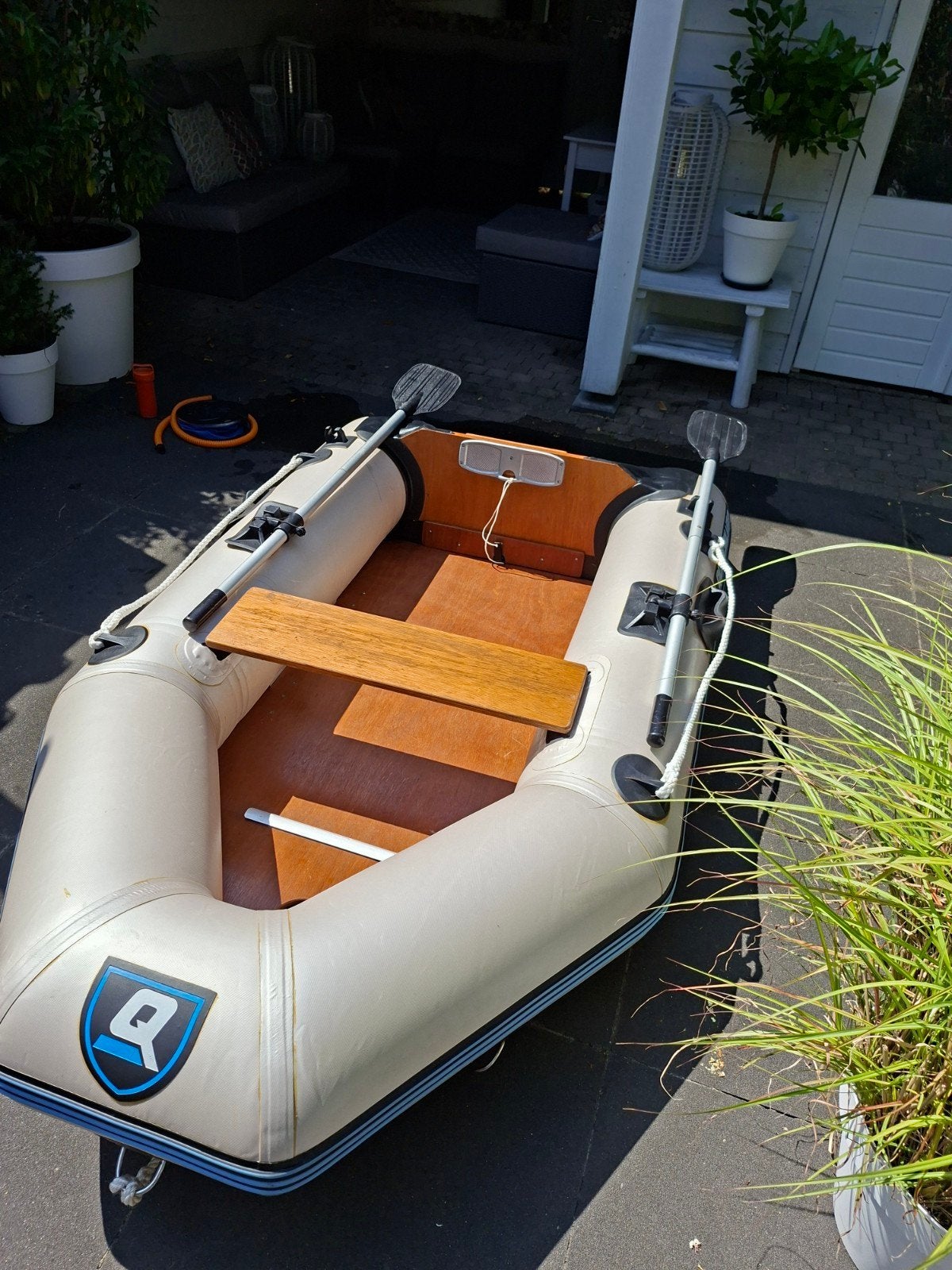 Quicksilver QS230KL Opblaas(bij)boot met Peddels, Ophalen, Quicksilver, Gebruikt, Hout