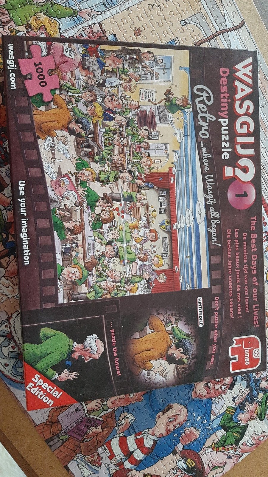 wasgij puzzel, Ophalen, 500 t/m 1500 stukjes, Zo goed als nieuw, Legpuzzel