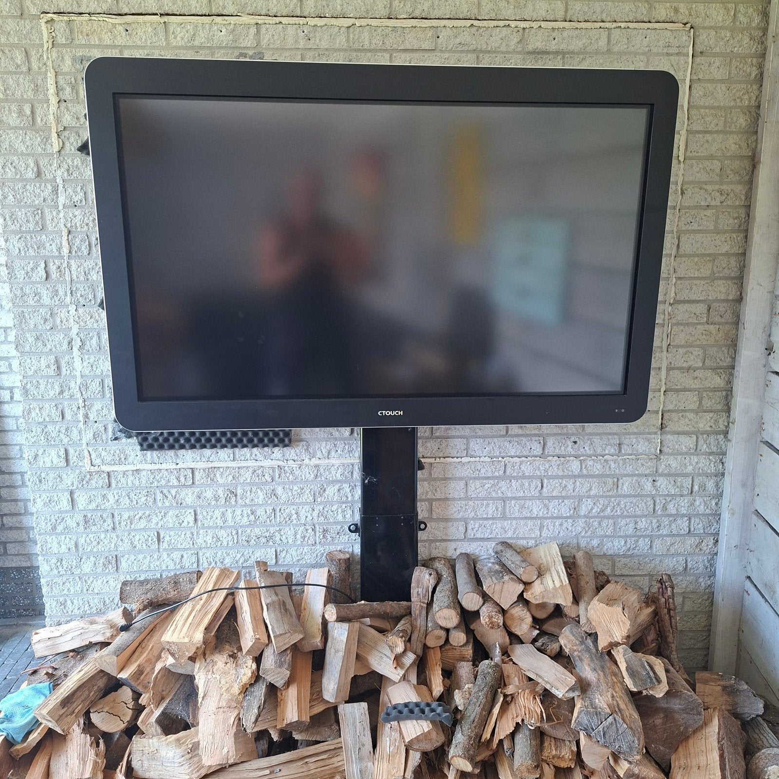 CTOUCH televisie/smartboard  met lift, Gebruikt, 50 Hz, 100 cm of meer, Smart TV