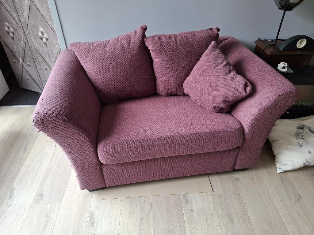 Love seat, Ophalen, Gebruikt, Tweepersoons, 75 tot 100 cm