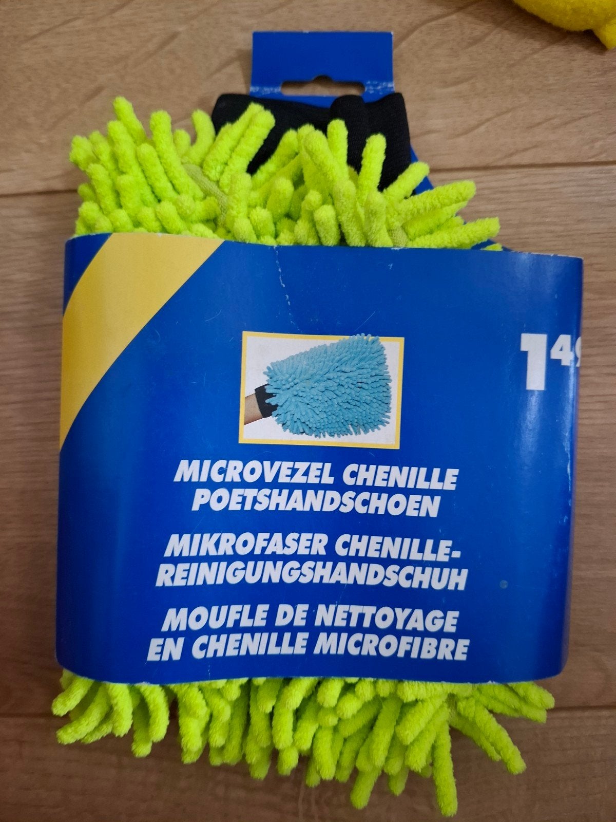 Microvezel chenelle poetshandschoen 4 sets poets handschoen, Ophalen