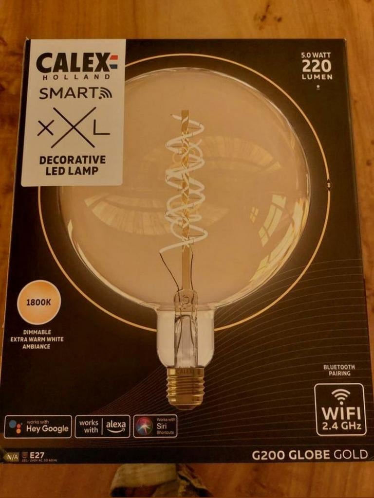 Calex globe xxl lamp (nieuw), Led-lamp, Minder dan 30 watt, Soft of Flame, Nieuw