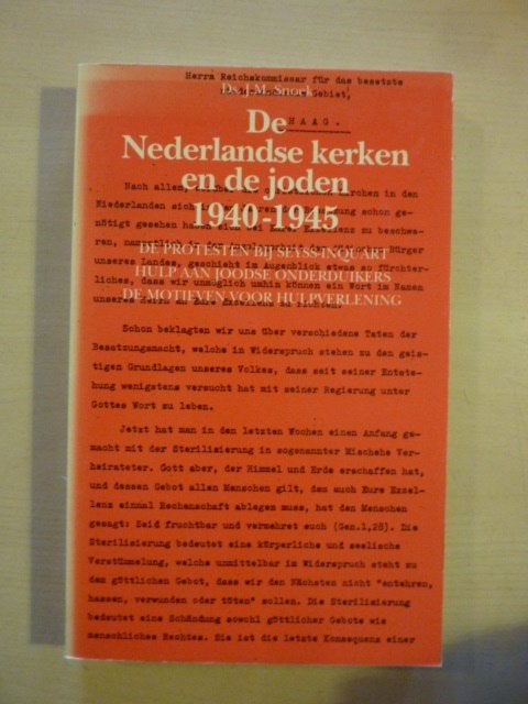 J. Snoek - De Ned. kerken en de Joden 1940-1945, Boeken, Godsdienst en Theologie, Ophalen of Verzenden, Zo goed als nieuw