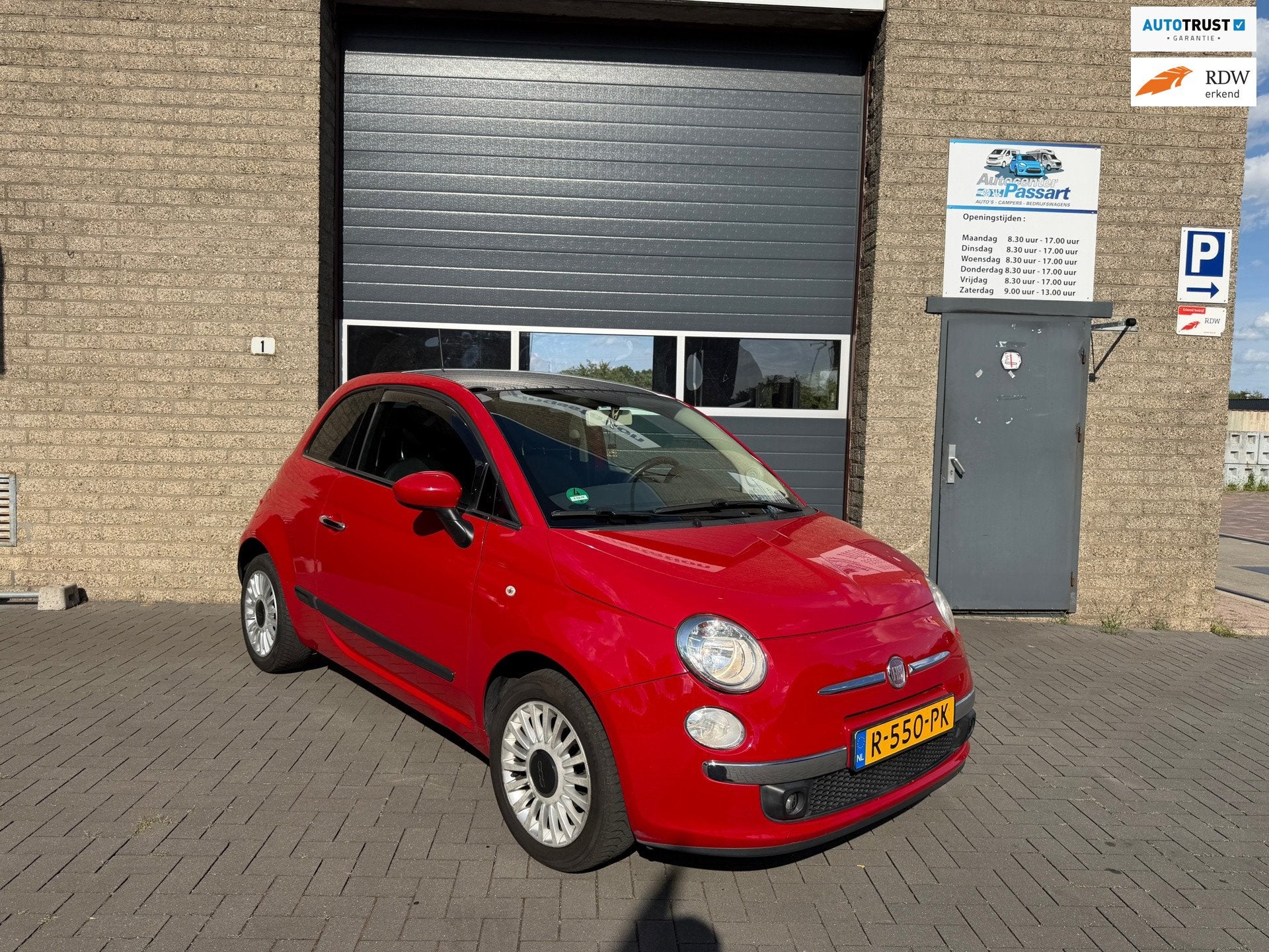 Fiat 500 1.2 Bicolore, Auto's, Fiat, Euro 5, Stof, Gebruikt, 1242 cc