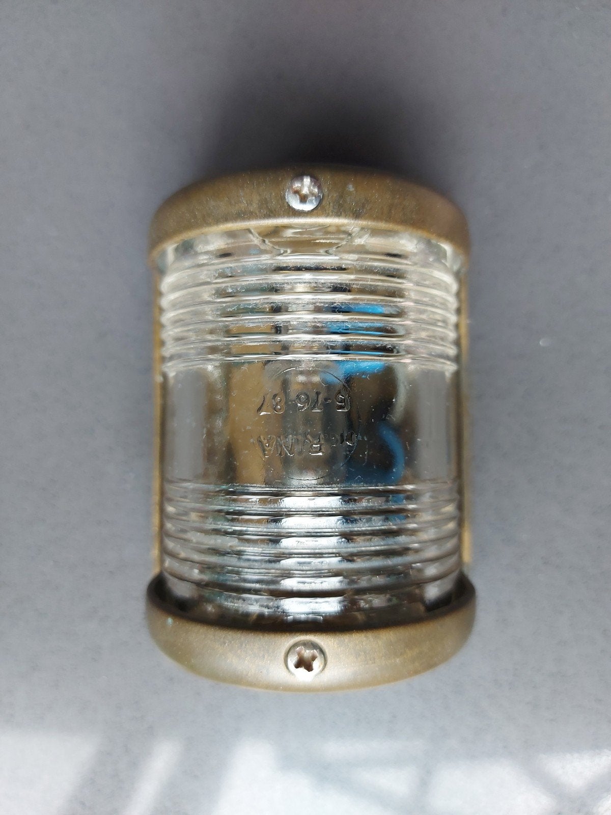 Klassiek Messing Toplicht / Navatielicht (RINA Gekeurd), Ophalen of Verzenden, Gebruikt, Elektra en Verlichting, Zeilboot of Motorboot