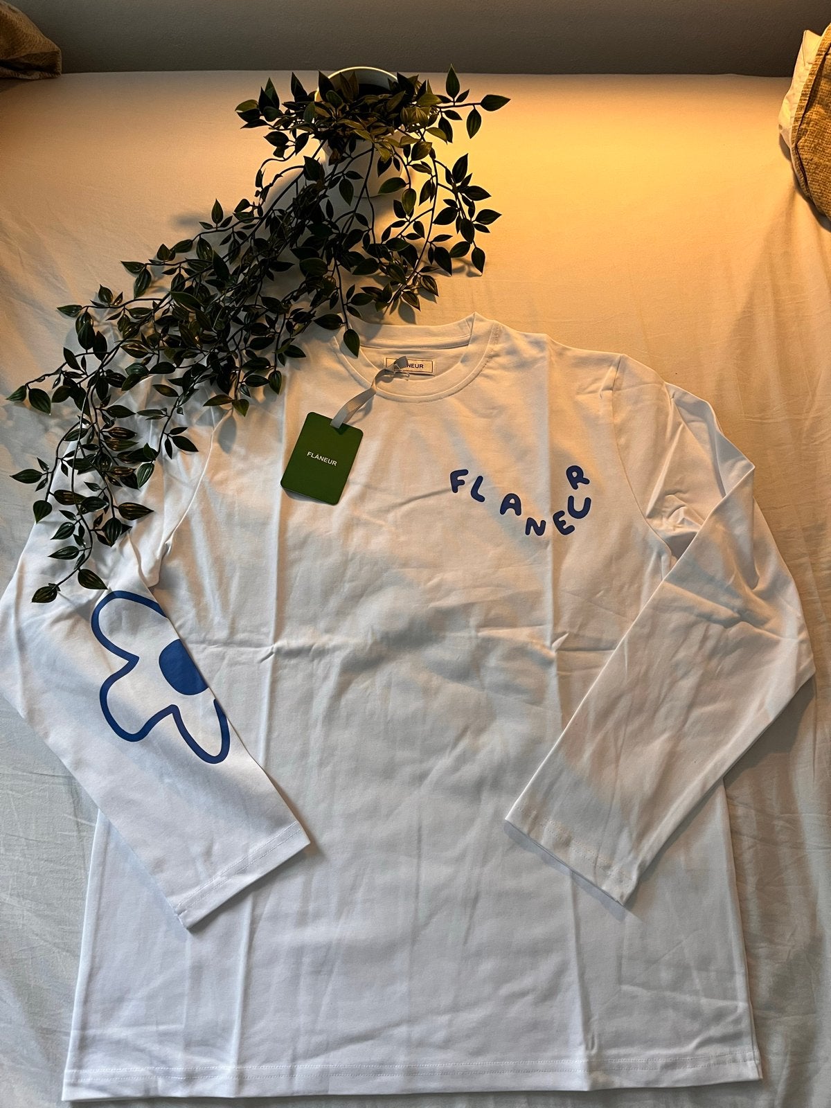 Flâneur T-shirt Lange Mouwen - Nieuw met labels, Kleding | Heren, Ophalen of Verzenden, Nieuw, Maat 48/50 (M), Wit