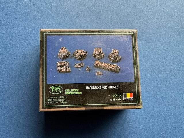 Verlinden	368	Back Packs For Figures	1/35	VINTAGE, Ophalen of Verzenden, Nieuw, 1:35 tot 1:50