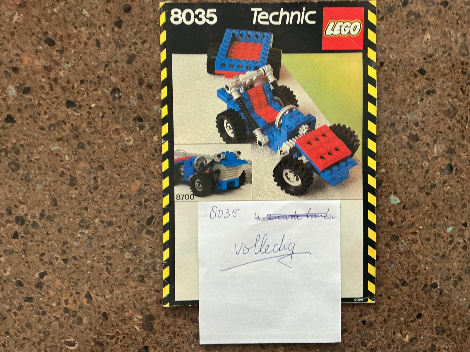 Lego technic 8035, Ophalen of Verzenden, Zo goed als nieuw