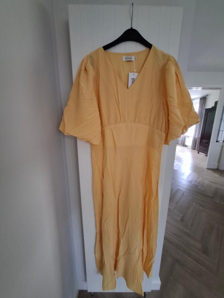 Prachtige maisgele nieuwe zomerjurk met prijskaartje, Keesje, Geel, Maat 42/44 (L), Nieuw