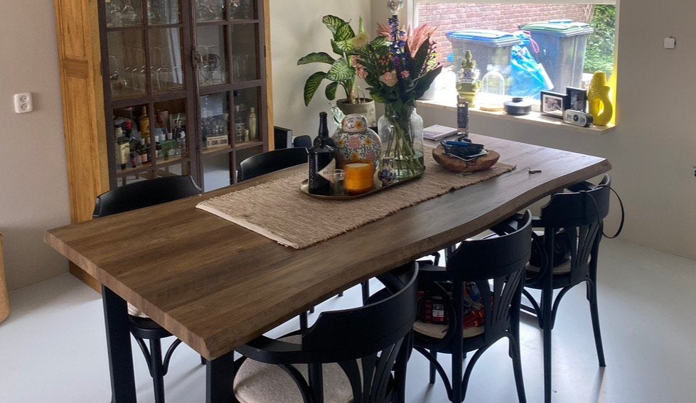 Leuke zwarte eetstoelen (cafe), Ophalen, Gebruikt, Zwart, Vijf, Zes of meer stoelen