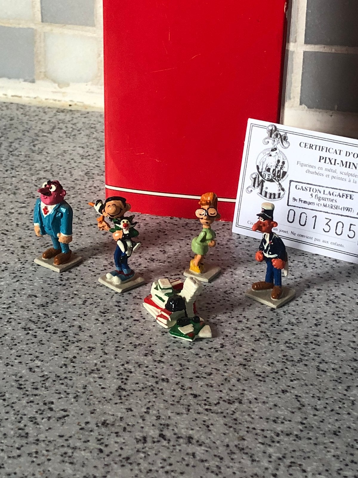 Gaston miniserie - pixi, Ophalen of Verzenden, Asterix en Obelix, Zo goed als nieuw, Beeldje of Figuurtje