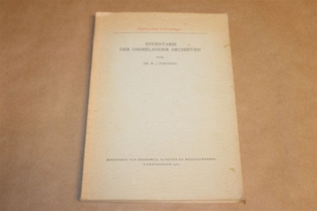 Inventaris der Ommelander Archieven — Groningen 1962, Boeken, Ophalen of Verzenden, Gelezen