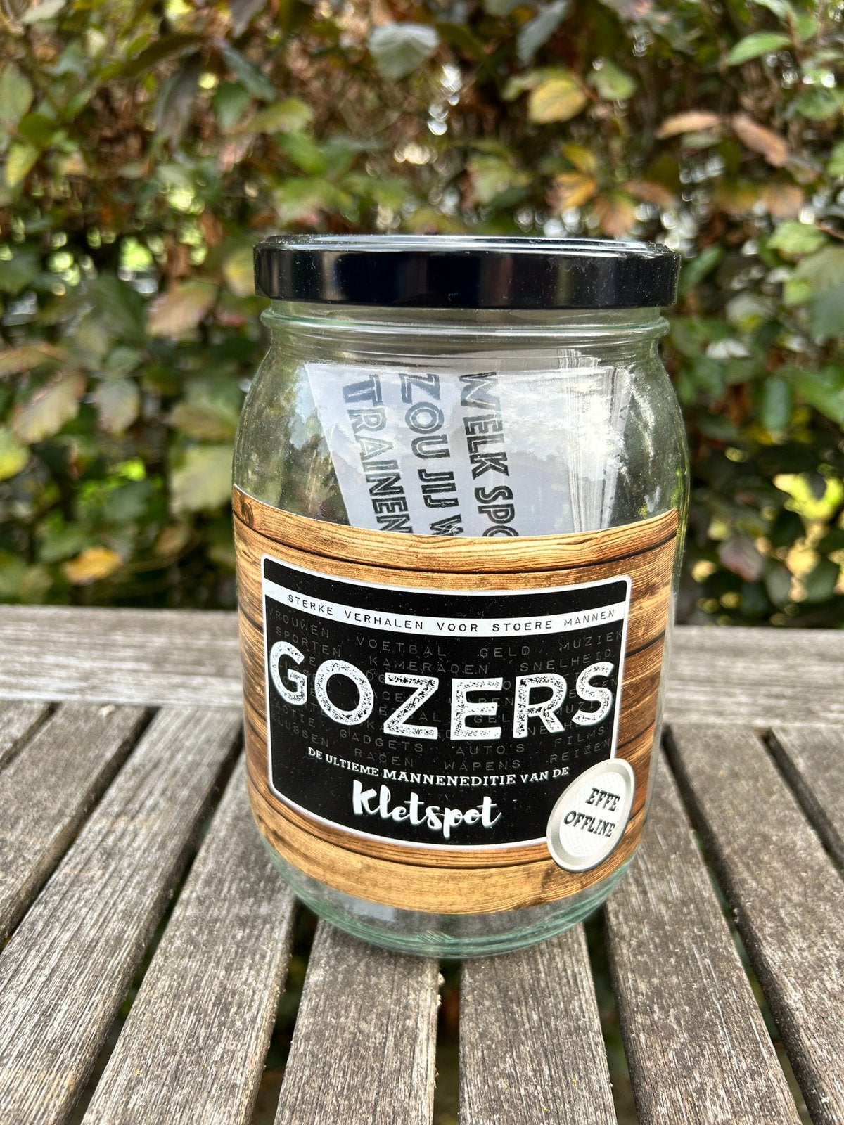 Kletspot Gozers, Ophalen of Verzenden, Gebruikt