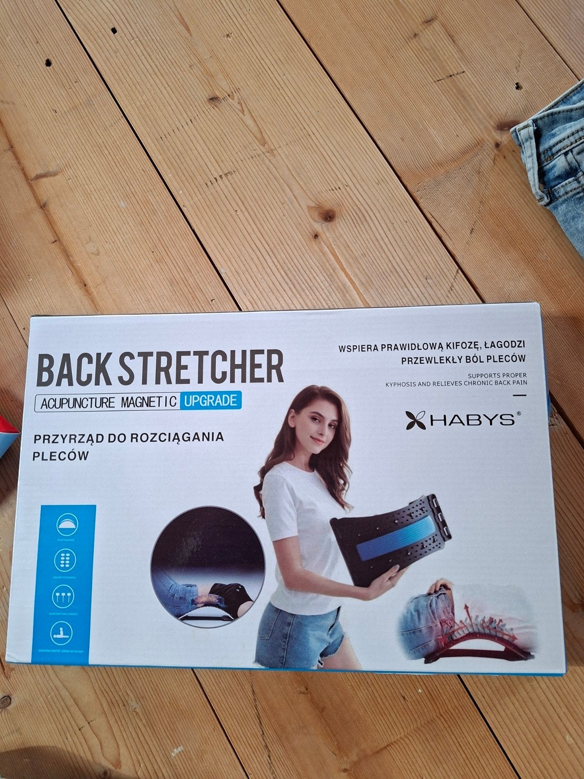 Habs Back Stretcher - Rugbrancard met Acupunctuur Magneten, Sport en Fitness, Ophalen of Verzenden, Nieuw, Overige typen