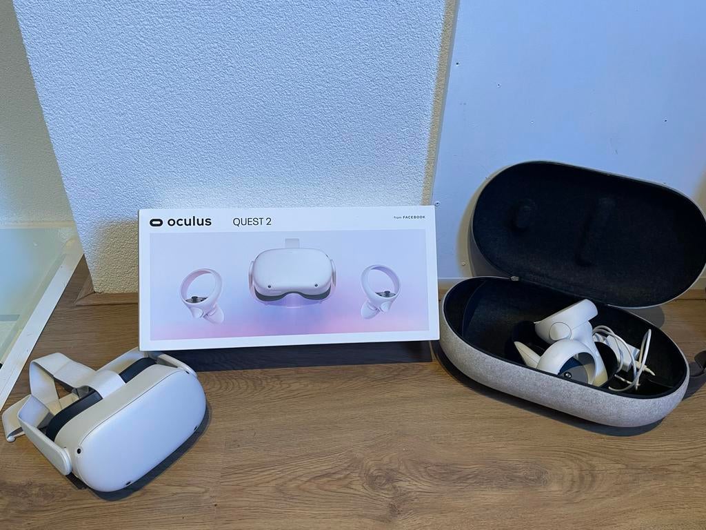 Oculus Quest 2 - 256GB - Zo goed als nieuw, Spelcomputers en Games, Virtual Reality, Zo goed als nieuw, Overige platformen, VR-bril