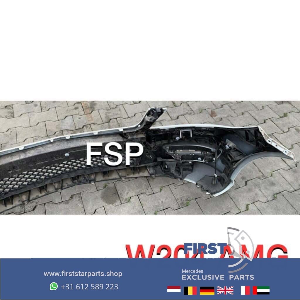 W204 Facelift AMG Voorbumper Mercedes C Klasse 2010-2014 COM, Gebruikt, -, Voor, Ophalen of Verzenden